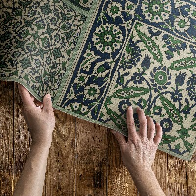 Vinyl rug Decorative design by Albert Racinet