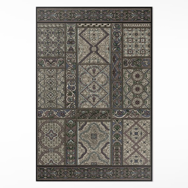 Pvc rug Albert Racinet Medieval