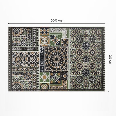 Vinyl rug Moresque Albert Racinet