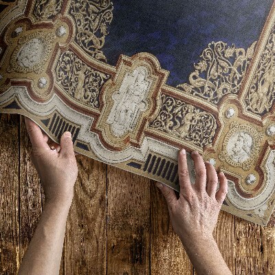Vinyl rug Antique Pattern Book Cover