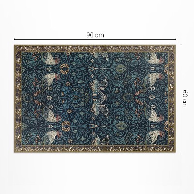 Pvc rug Bird in the Field William Morris