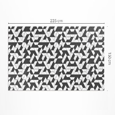 Pvc rug Fashionable stone mosaic with marble