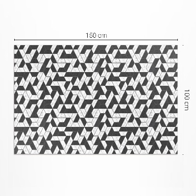 Pvc rug Fashionable stone mosaic with marble