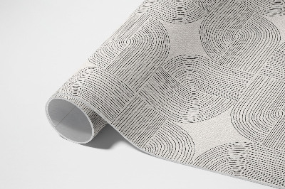 Pvc carpet Linear braid decorative vintage pattern