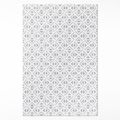 Pvc rug Geometric minimalist pattern