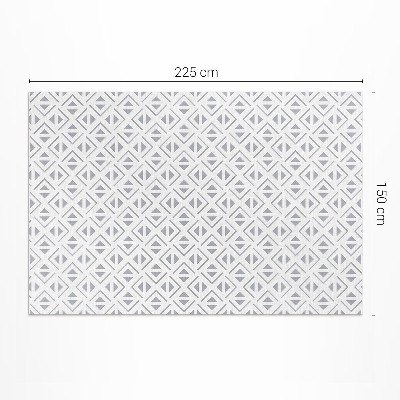 Pvc rug Geometric minimalist pattern