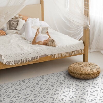 Pvc rug Geometric minimalist pattern