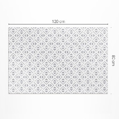 Pvc rug Geometric minimalist pattern