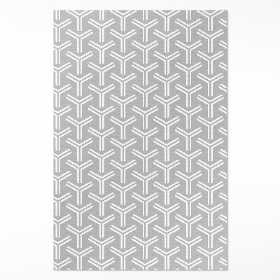 Vinyl floor rug Regular decorative pattern