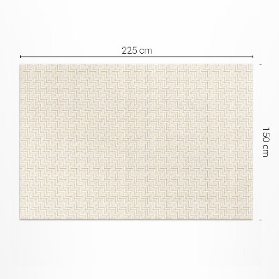 Pvc rug Fine parquet minimalist herringbone