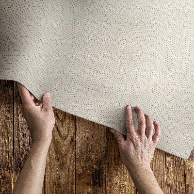 Pvc rug Fine parquet minimalist herringbone