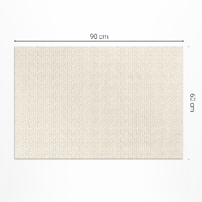 Pvc rug Fine parquet minimalist herringbone