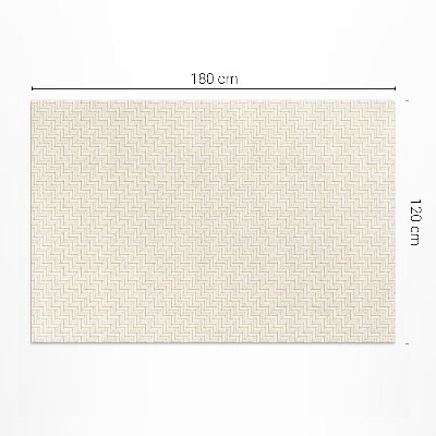 Pvc rug Fine parquet minimalist herringbone