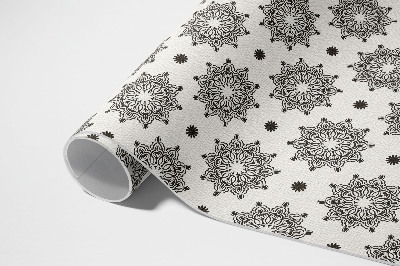 Vinyl floor rug Small mandalas oriental boho pattern