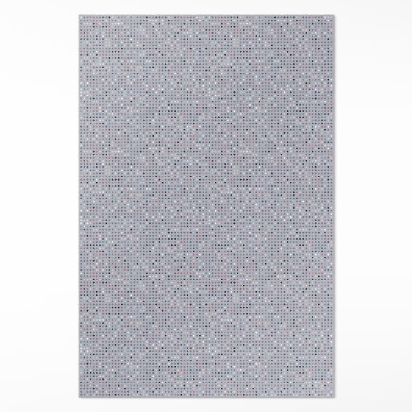 Vinyl rug Colorful dots details retro