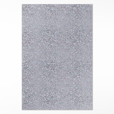 Vinyl rug Colorful dots details retro