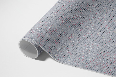 Vinyl rug Colorful dots details retro