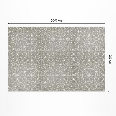 Pvc rug Fine patterning braided pattern of circles