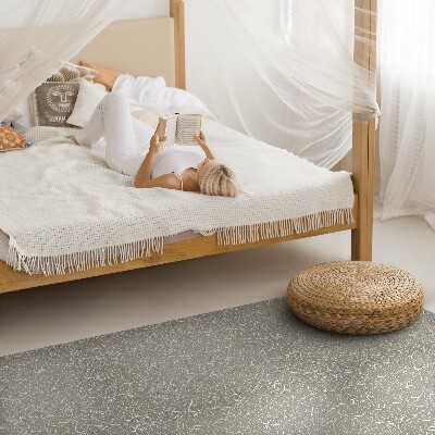 Pvc rug Fine patterning braided pattern of circles