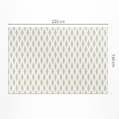 Vinyl floor rug Minimalist geometric pattern