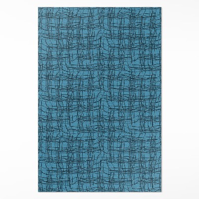 Vinyl floor rug Pattern fabric irregular threads material