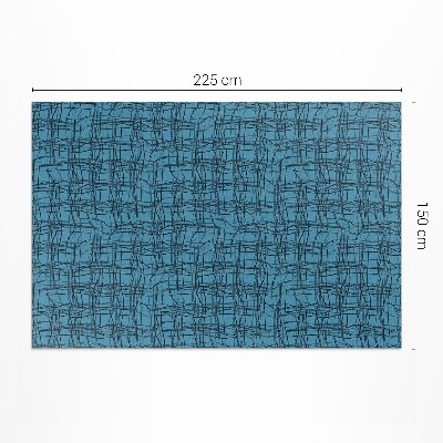 Vinyl floor rug Pattern fabric irregular threads material