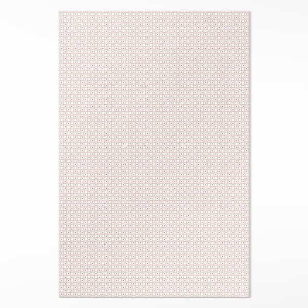 Pvc rug Delicate mosaic in pastel colors