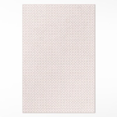 Pvc rug Delicate mosaic in pastel colors