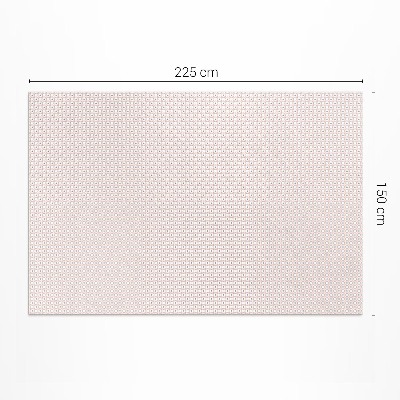Pvc rug Delicate mosaic in pastel colors