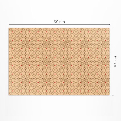 Vinyl floor rug Oriental Patterning Persian Style
