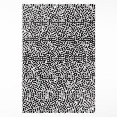 Vinyl rug Stone patterning fine mosaic