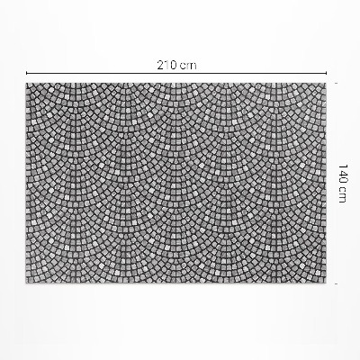 Vinyl rug Stone patterning fine mosaic