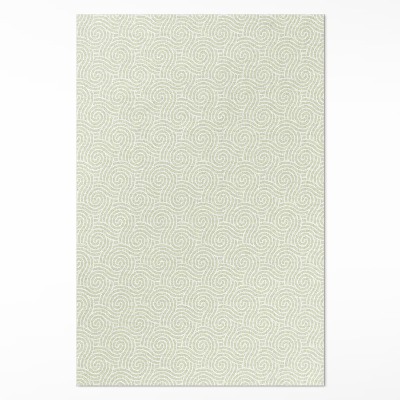 Pvc carpet Abstract ornament spirals art deco style