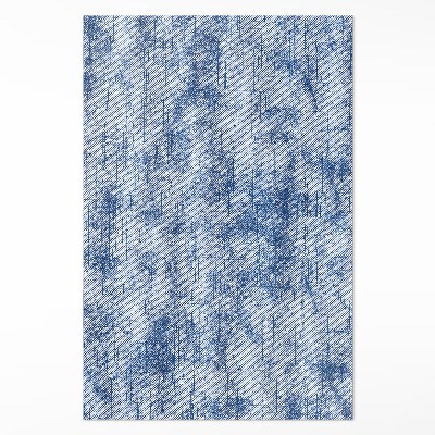 Vinyl floor rug Imitation fabric denim background