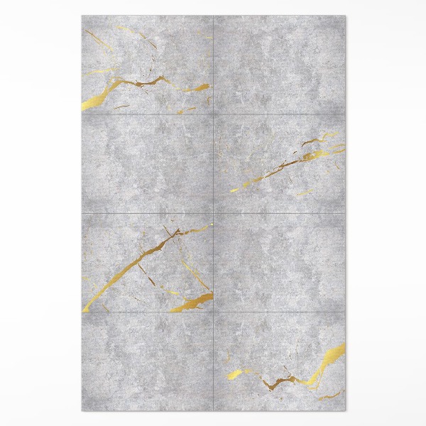 Vinyl rug Concrete slabs stone tiles