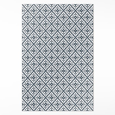 Vinyl floor rug Fine pattern in elegant style