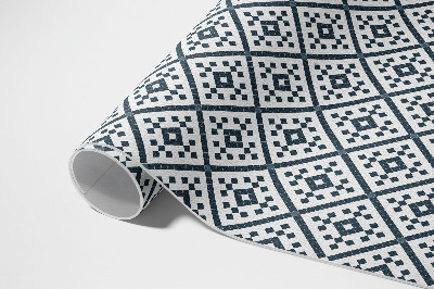 Vinyl floor rug Fine pattern in elegant style