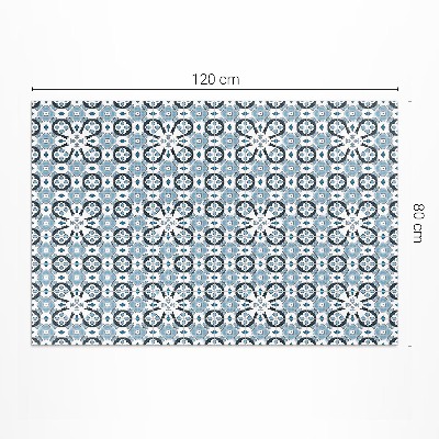 Vinyl rug Abstract butterfly pattern