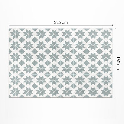 Pvc carpet Decorative stars small tiles
