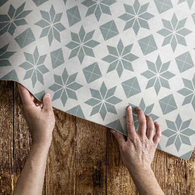 Pvc carpet Decorative stars small tiles