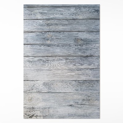 Vinyl rug Floor boards wood pattern