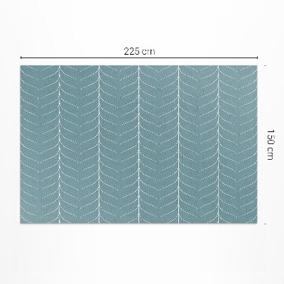 Pvc carpet Linear minimalist herringbone pattern