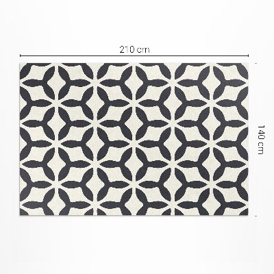 Vinyl rug Modern geometric pattern