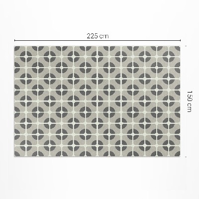 Pvc rug Mosaic geometric shapes