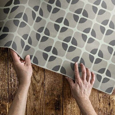 Pvc rug Mosaic geometric shapes