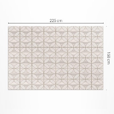 Pvc carpet Elegant minimalist decorative pattern