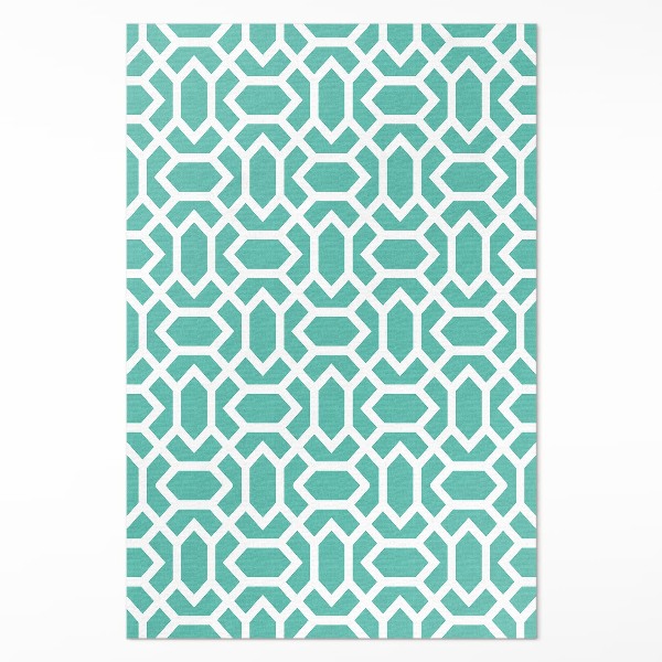 Vinyl floor rug Mosaic of irregular tiles