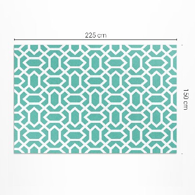 Vinyl floor rug Mosaic of irregular tiles