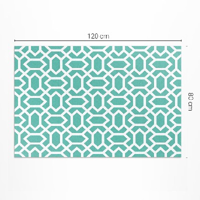 Vinyl floor rug Mosaic of irregular tiles