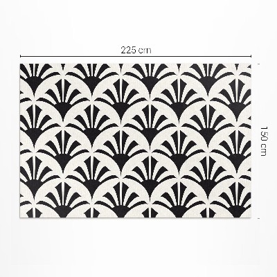 Pvc rug Monochromatic regular pattern
